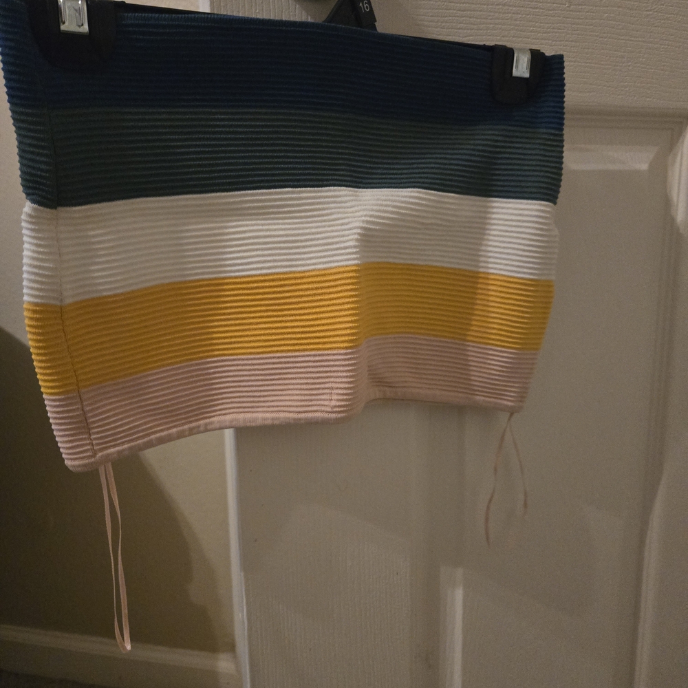 La Hearts Multicolor Striped Tube Top